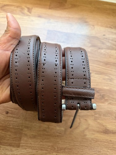 Vintage brown leather - brown, belt