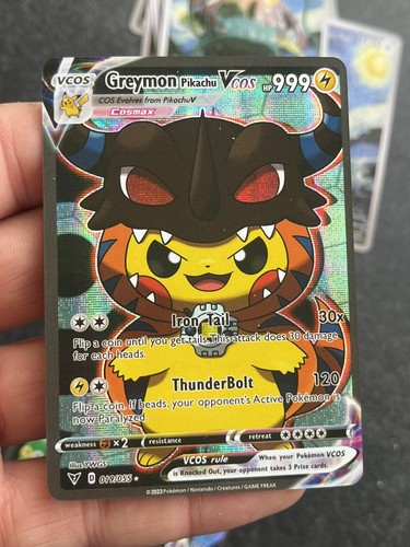 Greymon digimon pikachu vcos - digimon,