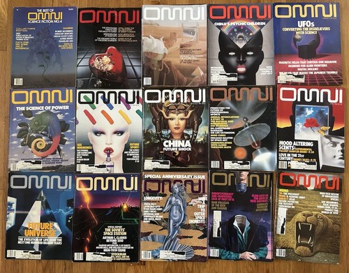 Lot omni magazine 1980 - magazine,,