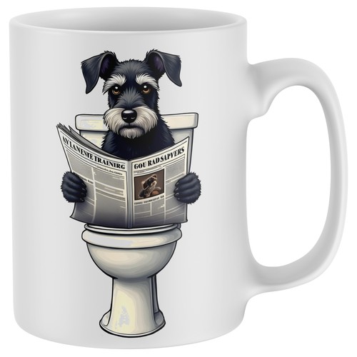 Funny miniature schnauzer - funny,