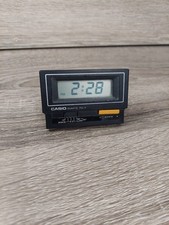 Vintage Casio PQ-3 Small Digital Alarm Travel Clock Retro Desk 80s Prop CAB