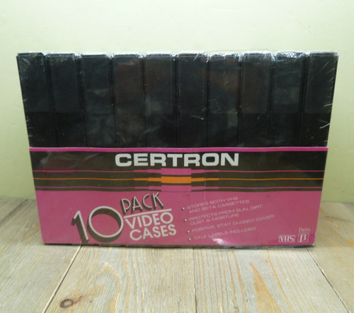 Certron vhs beta pack - vhs,