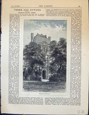 Old Garden 1878 Trees