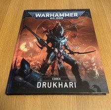 Drukhari Codex. Current Edition. Hardback.  Great condition. Digital Code Used.
