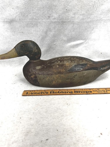 Antique duck decoy early - duck,