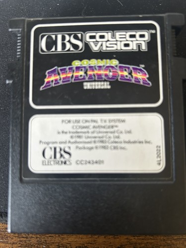Cbs coleco vision cosmic - coleco,