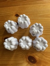 6 Fluted Blancmange Moulds 8cm