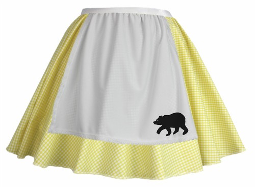 Adults yellow gingham - adults,
