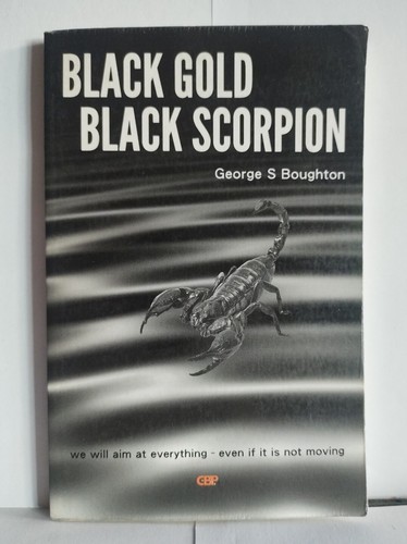 Black gold scorpion - black,