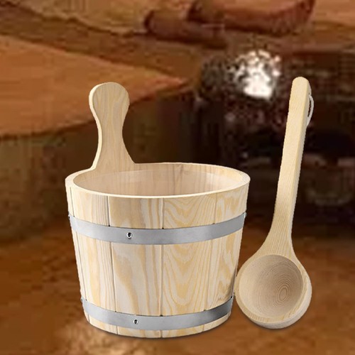 Sauna bucket and ladle set - ladle,