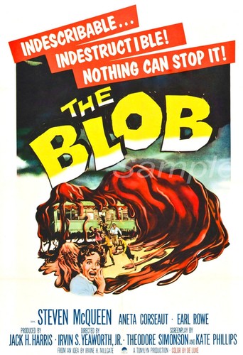 Vintage the blob - vintage, poster