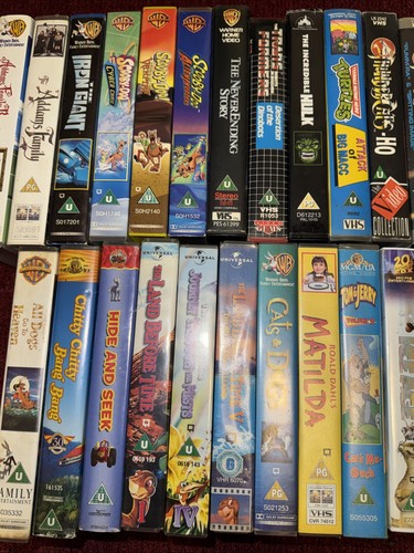 Cartoon vhs job lot x30 - vhs,
