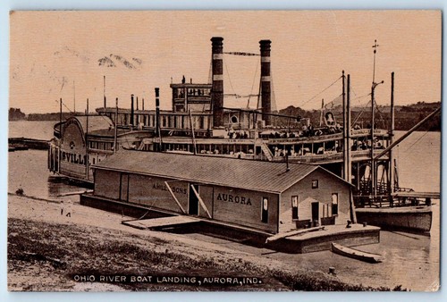 1911 ohio river boat landing - 1911,