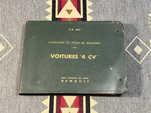1959 renault 4cv parts catalog - renault,