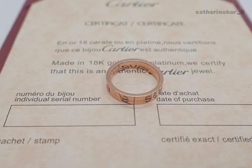 New love ring - new, 18k