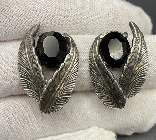 Schiaparelli vtg black facet - schiaparelli,