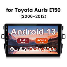 For Toyota Auris E150 2006 -2012 CarPlay & Android Sat Nav BT Multimedia Stereo