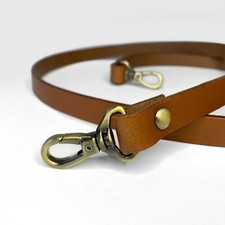 Handbag strap, Leather