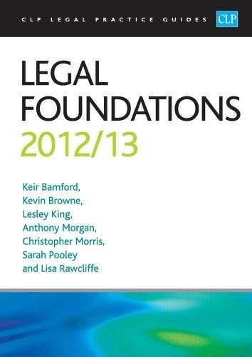 Legal foundations 2012 2013 - foundations, 2012/2013