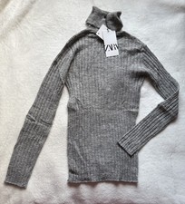 ZARA Women’s Grey Roll Neck