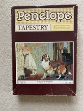 Penelope Tapestry Kit: A Special Pleader . 1/3 Complete. Vintage . Original Box