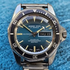 Vintage Sicura Breitling Marine Star Automatic Diver's Men's Watch