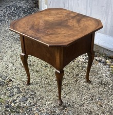 Vintage Walnut Sewing Box on