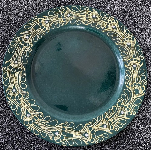 Decorative mehndi thaal - decorative,