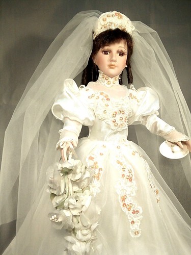 Porcelain doll sheena - "sheena", (46)