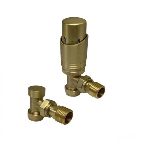 Brushed brass angled - brushed,