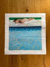 Contemporary David Hockney The Sunbather, 1966 Lithograph Poster Museum Artwork