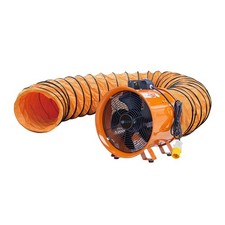 110V 12" 300mm Cyclone Dust Fume Extractor Ventilation Fan with 5m PVC Ducting