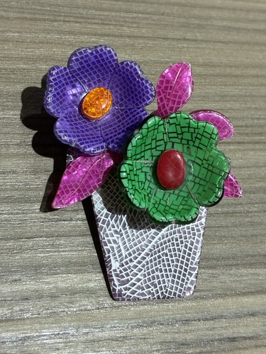 Lea stein paris flower pot - lea,