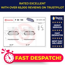 Brake Pads Set fits AUDI RS4
