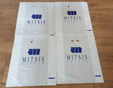 New unused mitsis hotels plastic carrier bags
