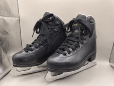 Graf Bolero Black Figure Skating Ice Skates Size Childrens UK 11 EU 29