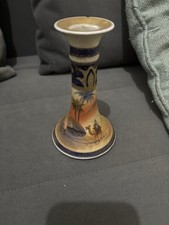 Vintage Noritake Camel Pattern Candlestick. Made In Japan
