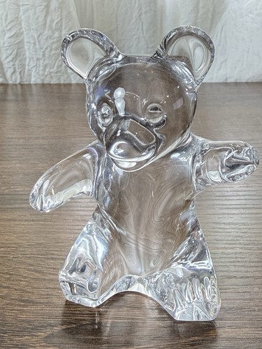 Daum france crystal teddy bear - daum,