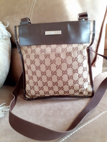 Gucci canvas crossbody - gucci,