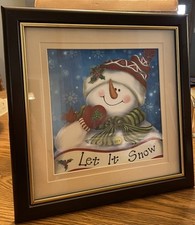 Fiber Optic Snowman "Let it