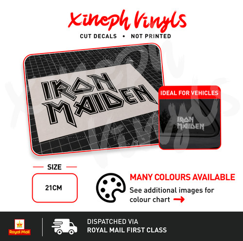 Iron maiden vinyl - maiden, sticker