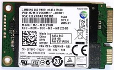 Samsung-mSATA-SATA-SSD-128GB, 256GB