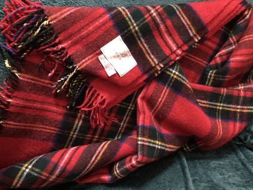 Pure new wool throw - new,