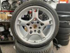 Porsche19 inch x 11" Lobster Claw Alloy Wheels Pair of Rears Complete with tyres