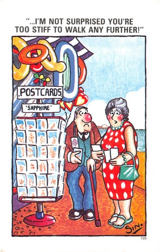 Sapphire comic postcard sin - sapphire,