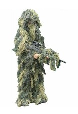 Kids Ghillie Suit Woodland Childrens Play Set Sniper Concealment Fancy Dress S/M