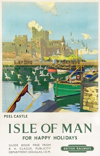 Tx348 vintage isle man - isle, peel