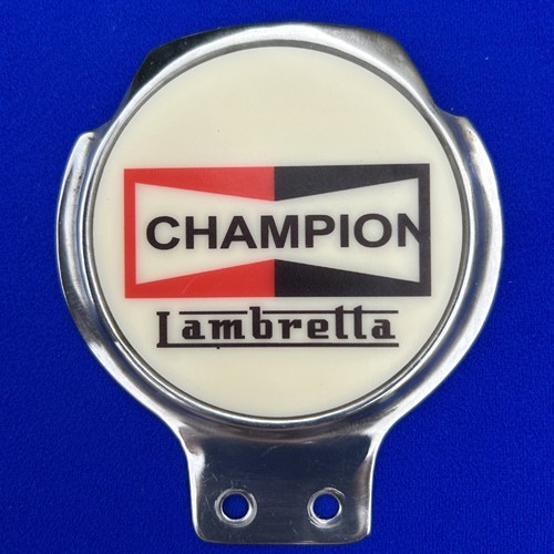 Lambretta champion car badge - champion,
