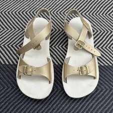 Saltwater Sandals Kids EU32/USA1/UK13(youth)  Gold