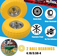 2-Pack 10" Solid Rubber Tires